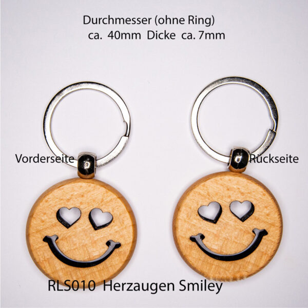 RLS010 Herzaugen Smiley