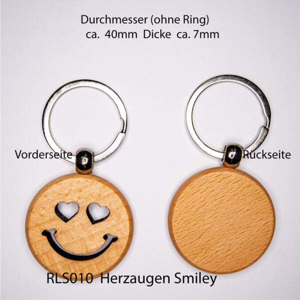 RLS010 Herzaugen Smiley